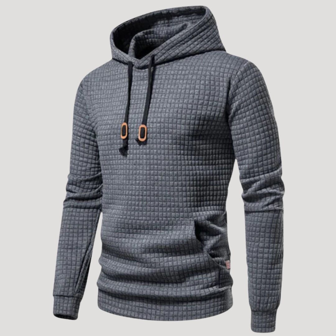 Sweat à Capuche à Texture Gaufrée pour Homme