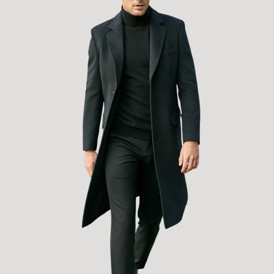 Manteau Long Élégant Homme
