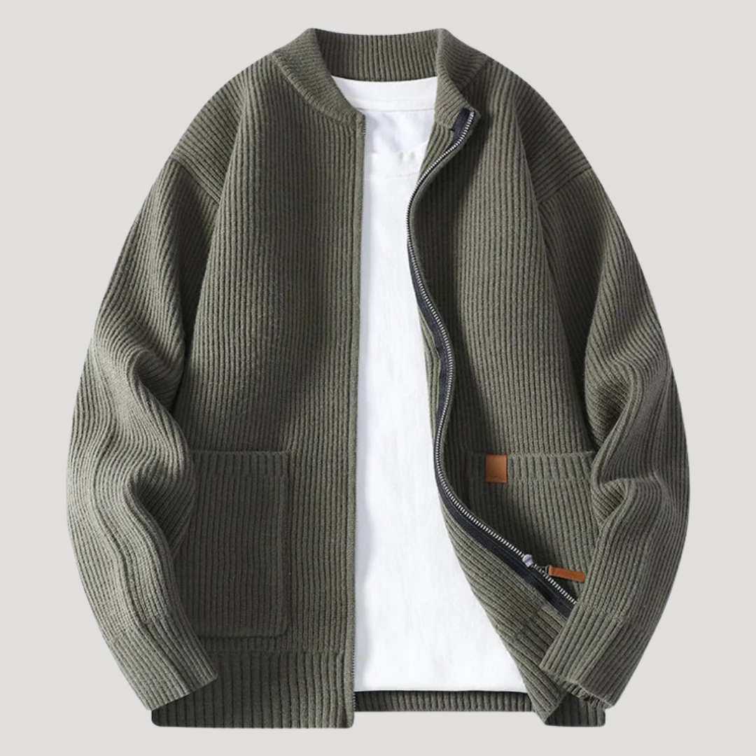 Veste Zippée Décontractée Homme