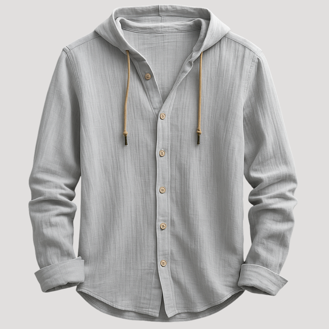 Chemise Décontractée à Capuche pour Homme