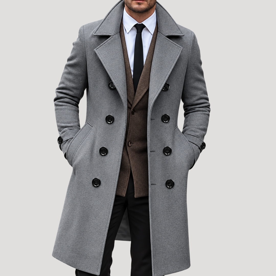 Manteau Long Raffiné Homme