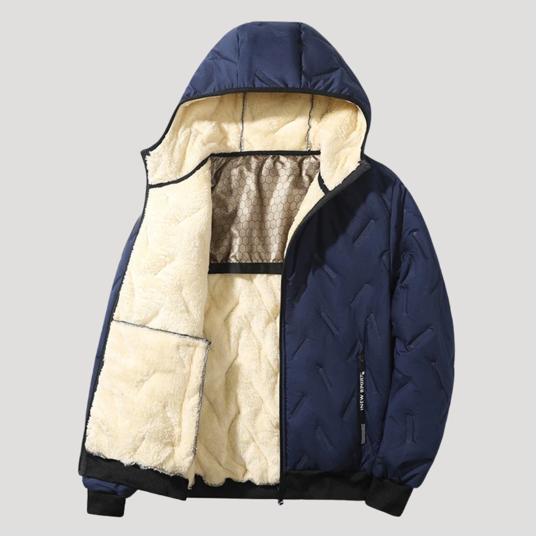 Veste Matelassée Hiver à Capuche Homme