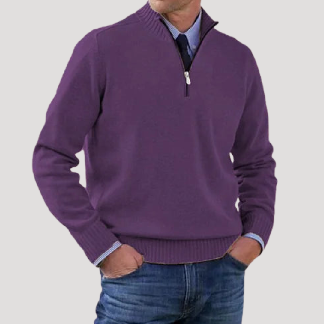 Pull Chic à Col Camionneur pour Homme