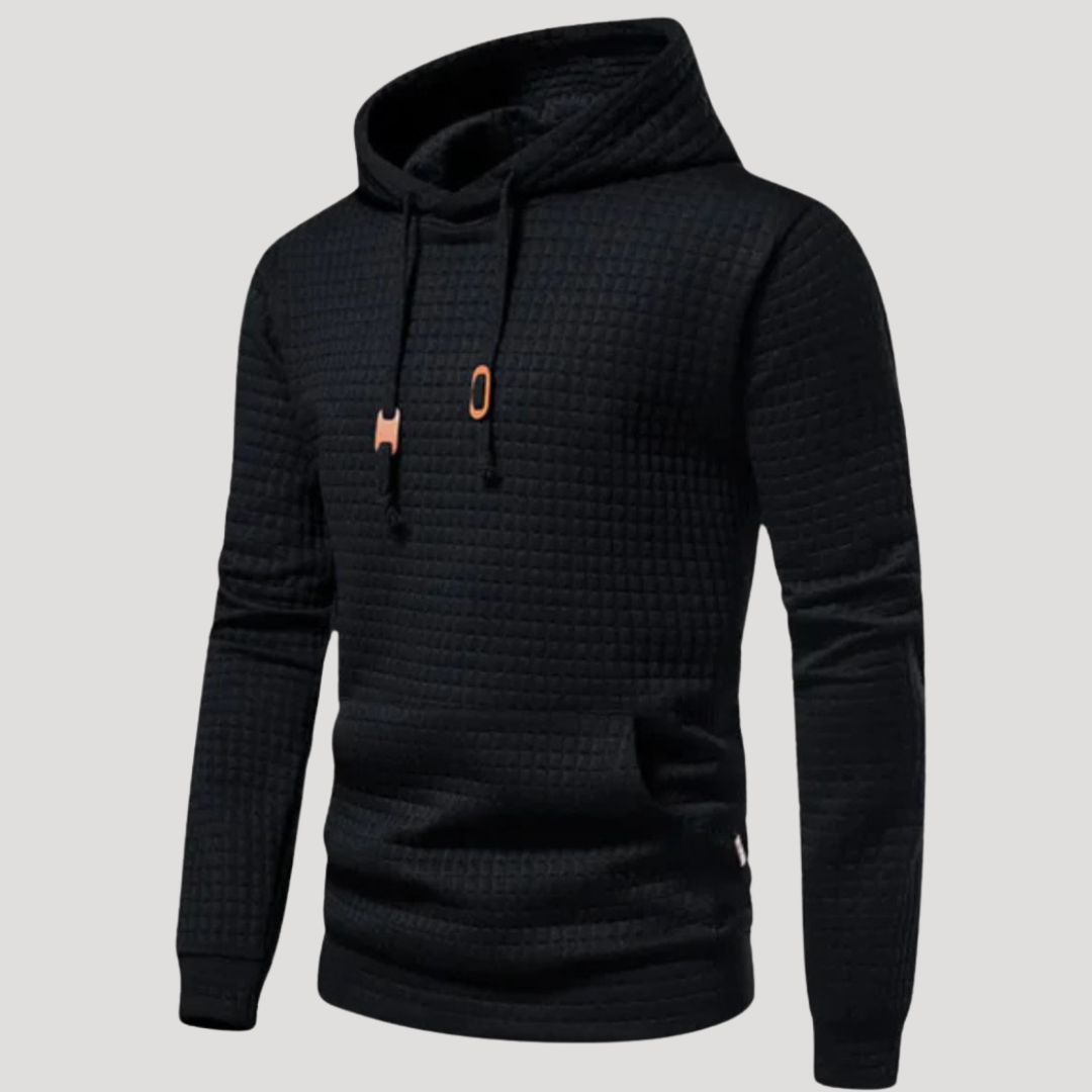Sweat à Capuche à Texture Gaufrée pour Homme