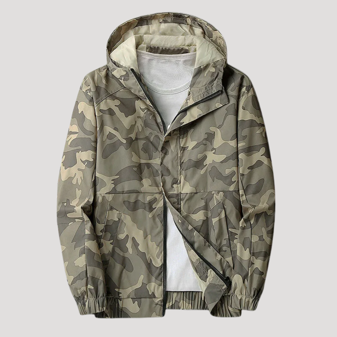 Veste Militaire à Capuche pour Homme