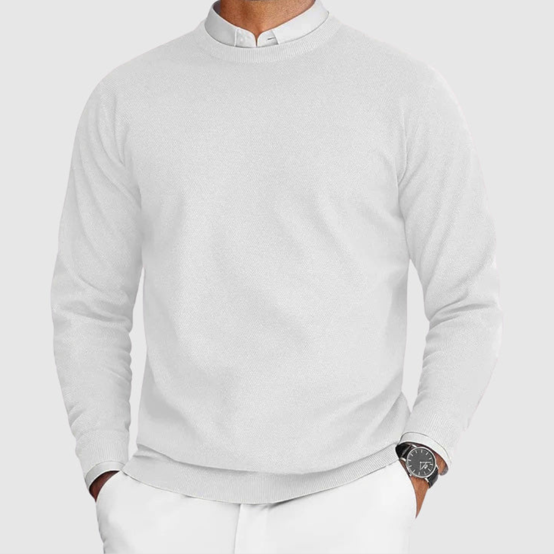 Pull Chic à Col Rond pour Homme