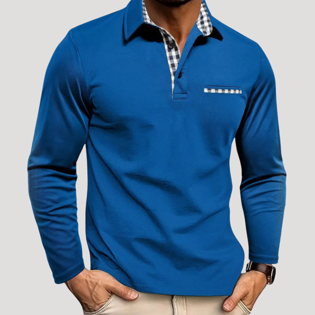 Polo Chic à Manches Longues pour Homme