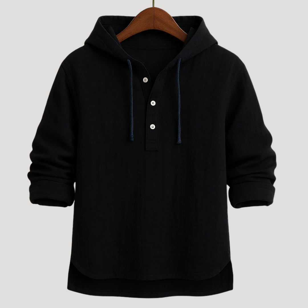 Sweat à Capuche Décontracté à Manches Courtes pour Homme