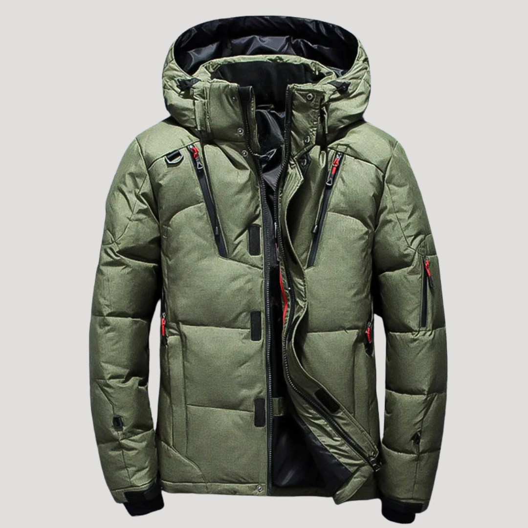 Veste Matelassée Hiver à Capuche Homme