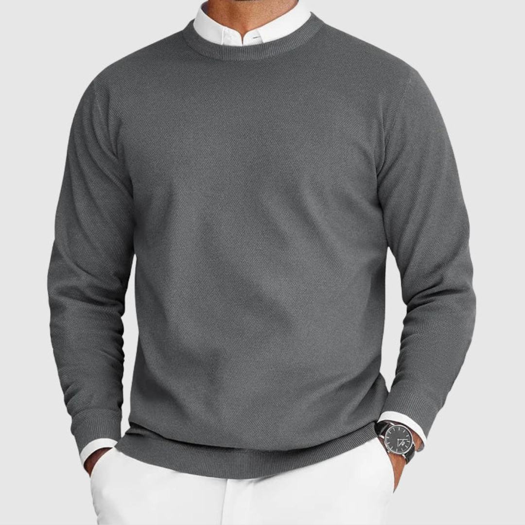 Pull Chic à Col Rond pour Homme