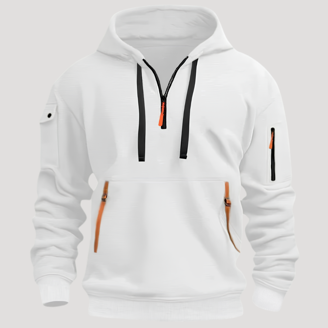 Sweat à Capuche Sport Zippé pour Homme