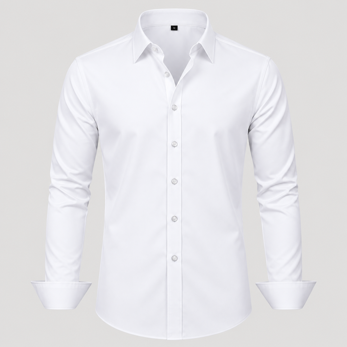 Chemise à Col Français et Poignets Mousquetaires pour Homme