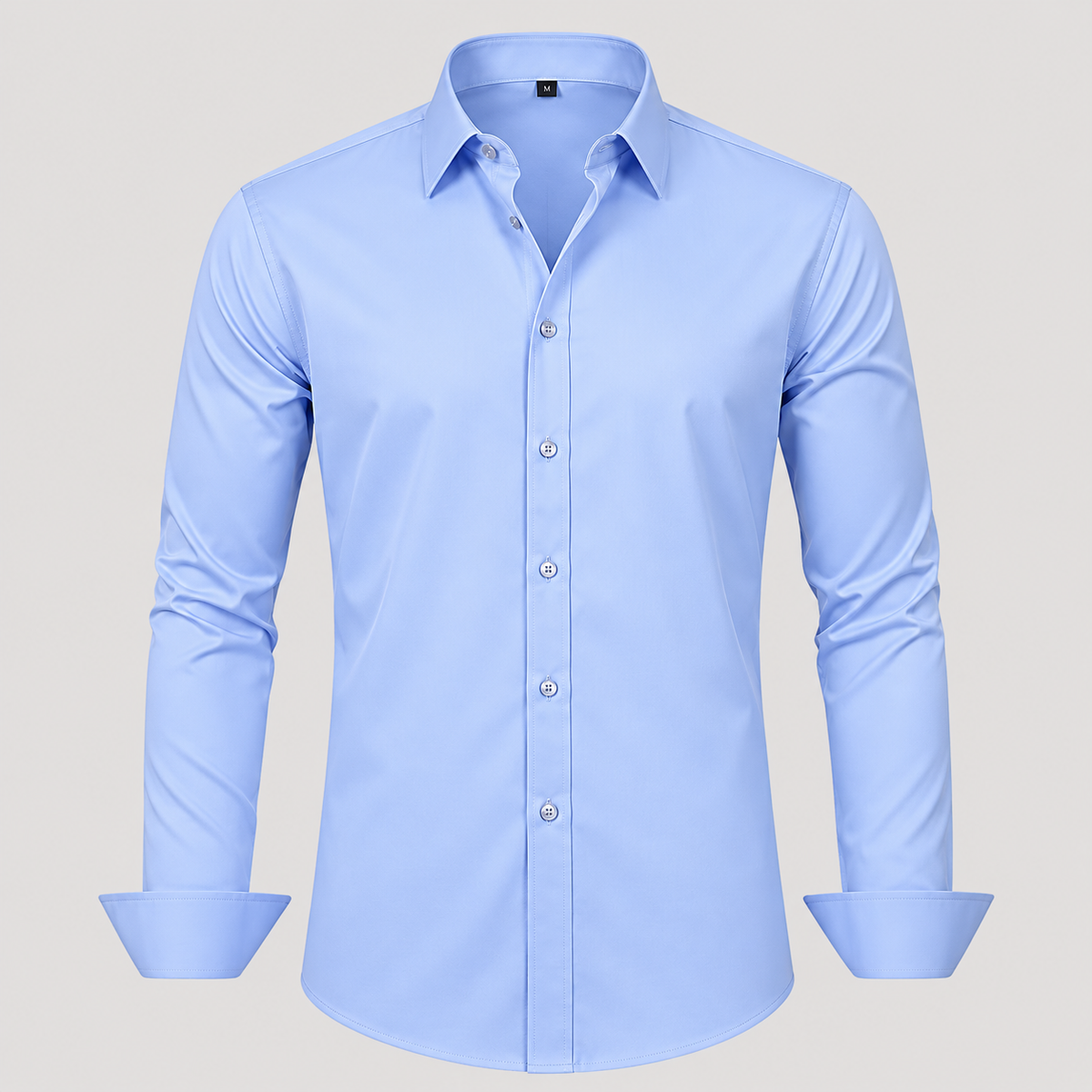 Chemise à Col Français et Poignets Mousquetaires pour Homme