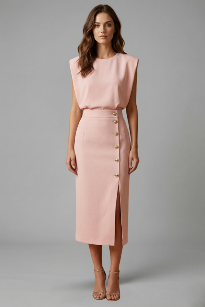 Robe Midi Chic Élégante Femme