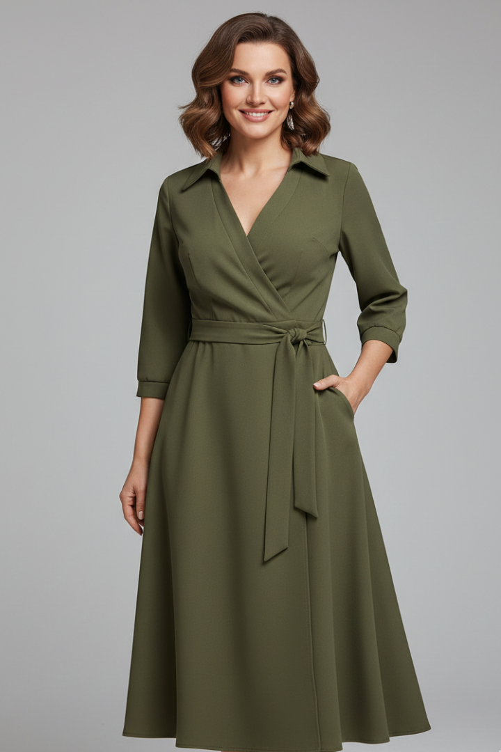 Robe Portefeuille Chic Femme