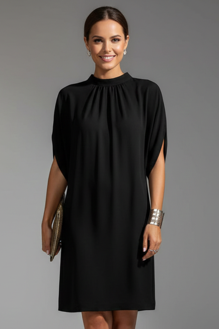 Robe Caftan Femme Noire Décontractée Chic