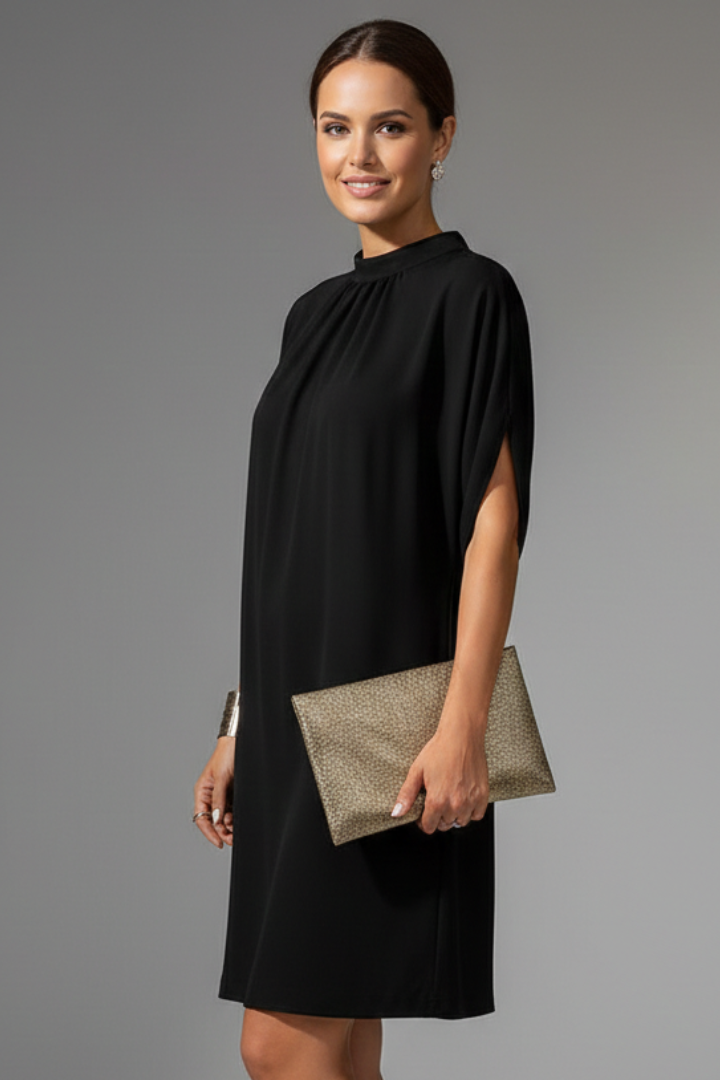 Robe Caftan Femme Noire Décontractée Chic