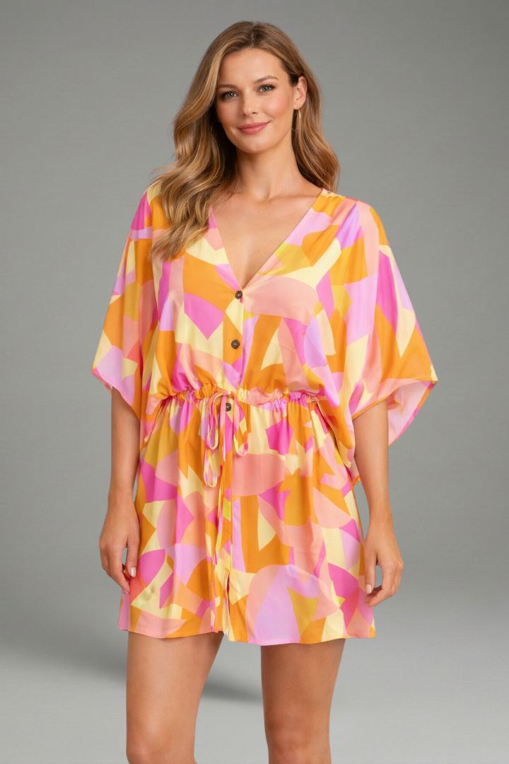 Robe Portefeuille Femme Bohème Chic Imprimée
