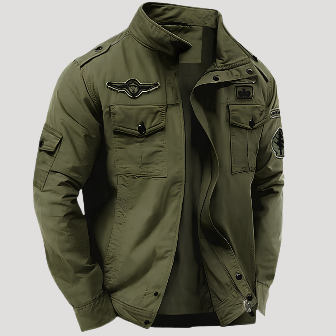 Veste Militaire Workwear Zippée Homme