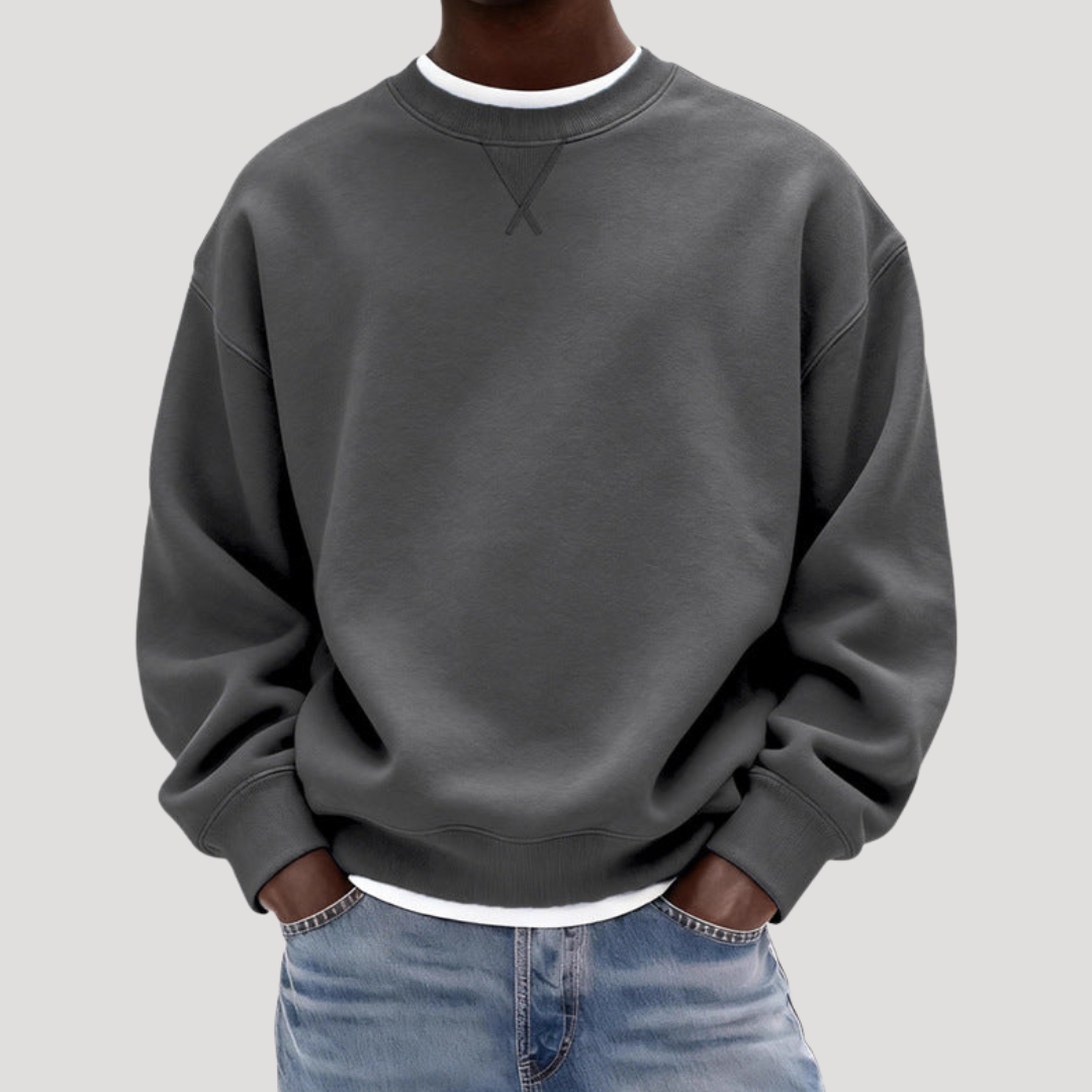 Sweat Vintage Col Rond pour Homme