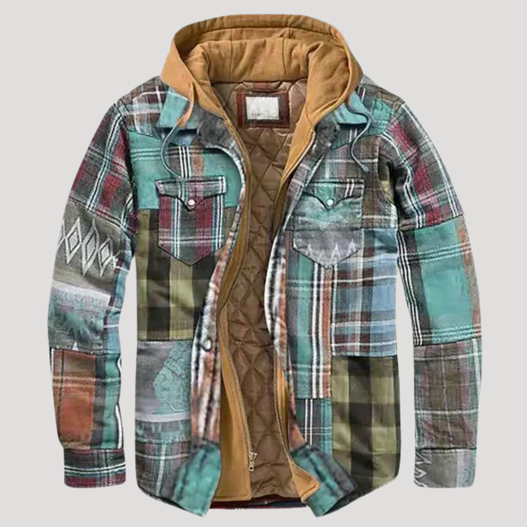 Veste Vintage à Capuche Homme