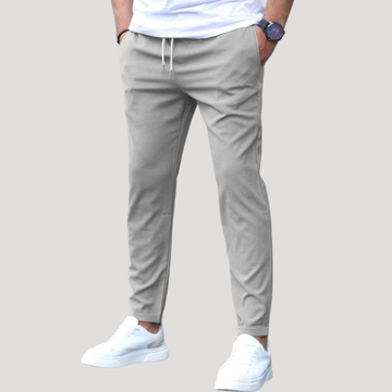 Pantalon Décontracté Fuselé à Cordon pour Homme