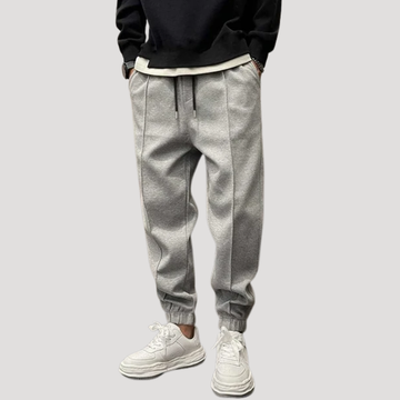 Pantalon Jogger à Coutures Nervurées pour Homme