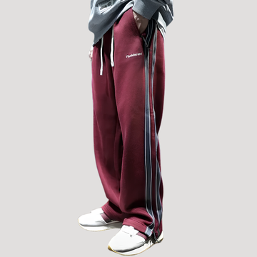 Pantalon Large à Doubles Bandes Contrastées pour Homme