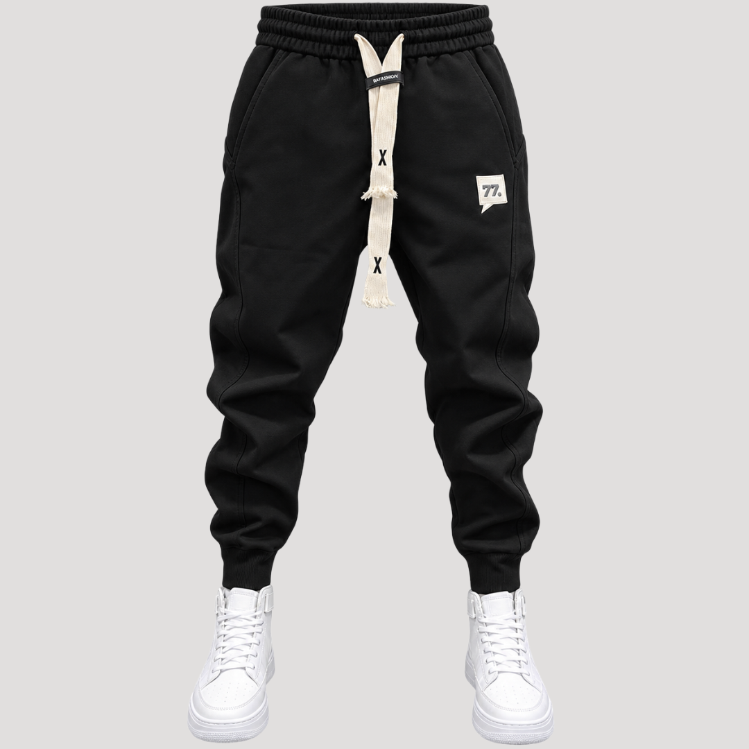 Pantalon Jogger Décontracté à Cordon pour Homme