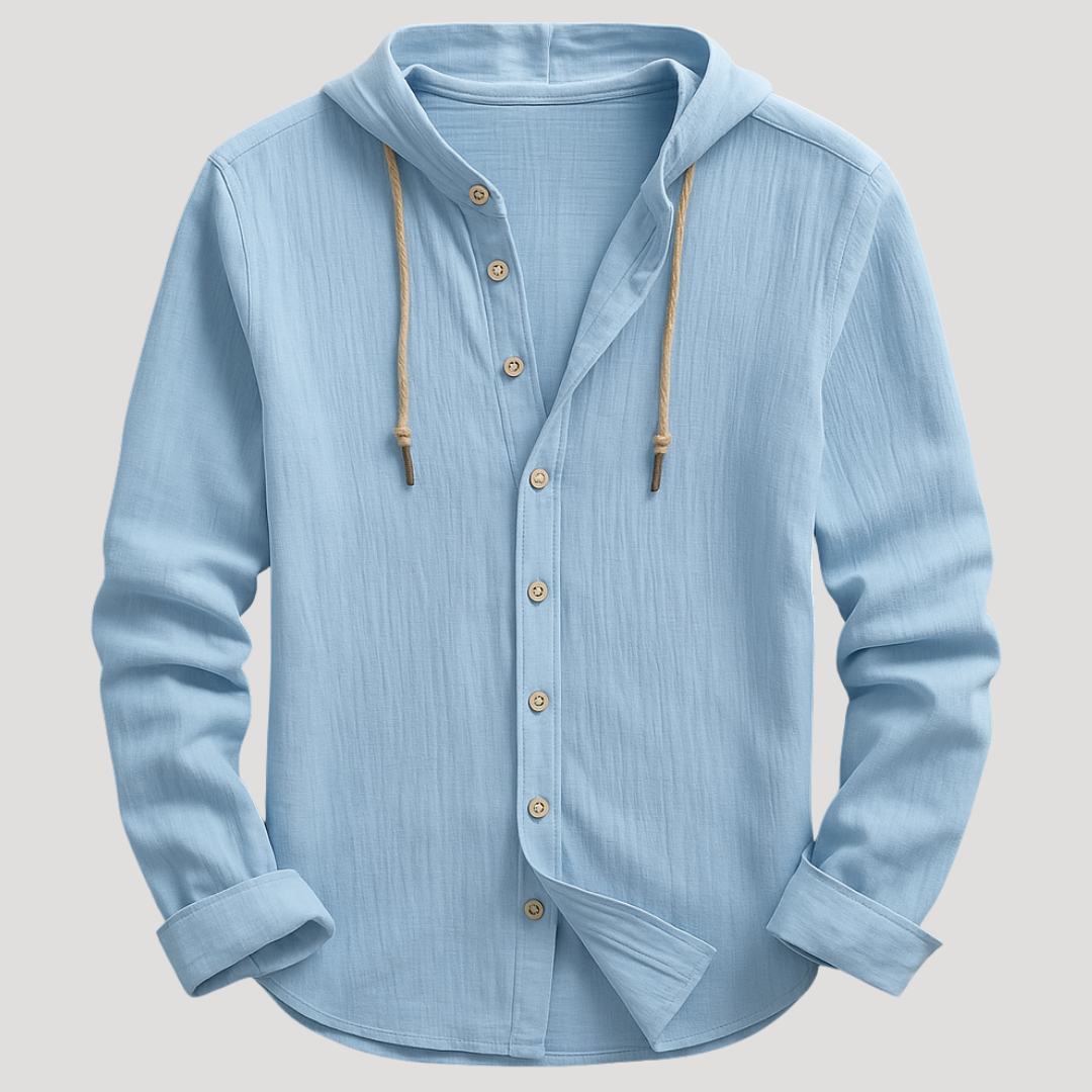 Chemise Décontractée à Capuche pour Homme