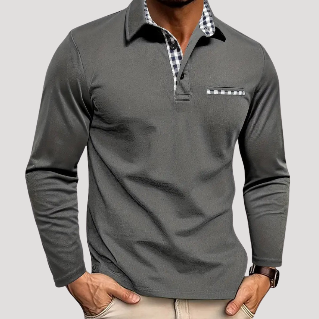 Polo Chic à Manches Longues pour Homme