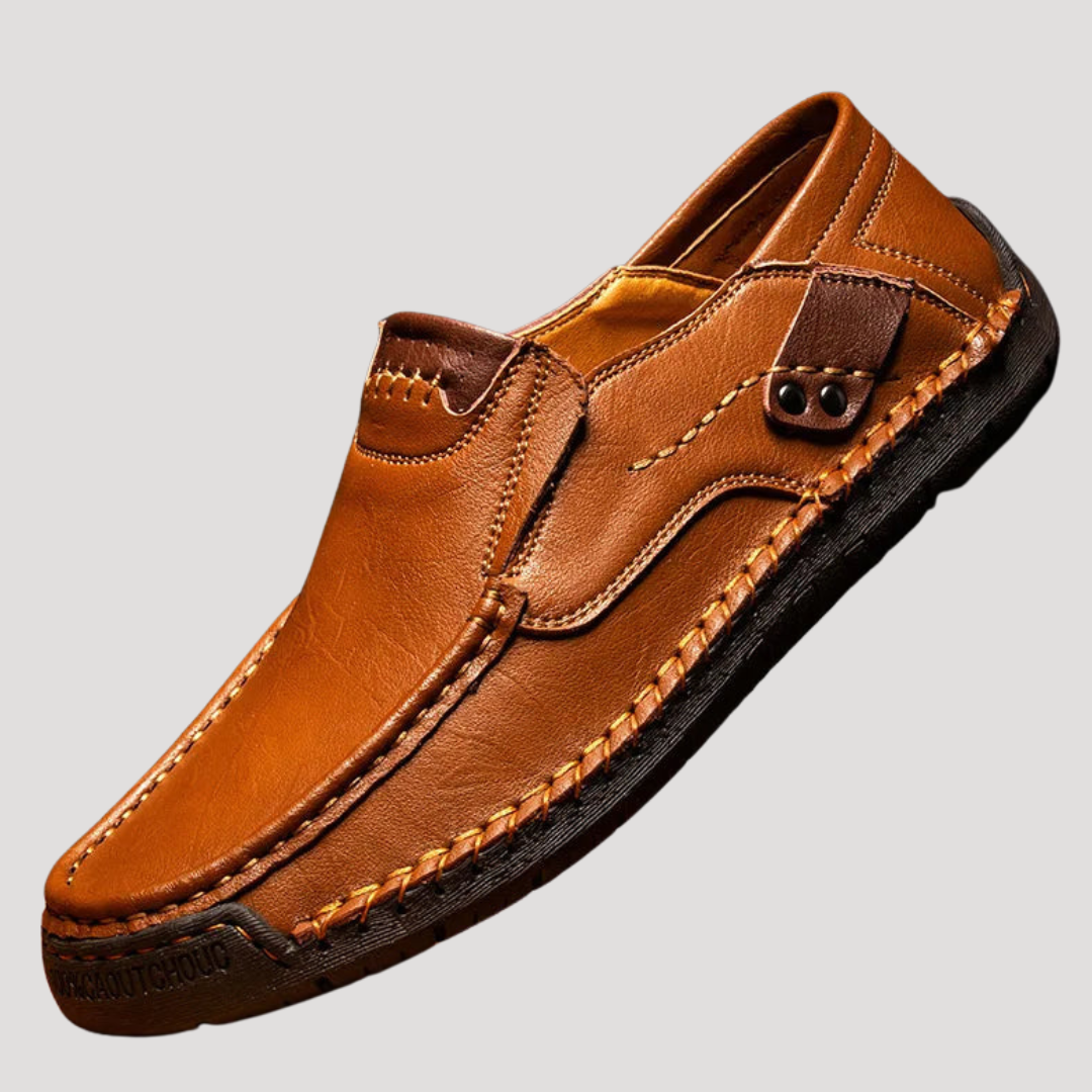 Mocassins Classiques à Bout Rond pour Homme