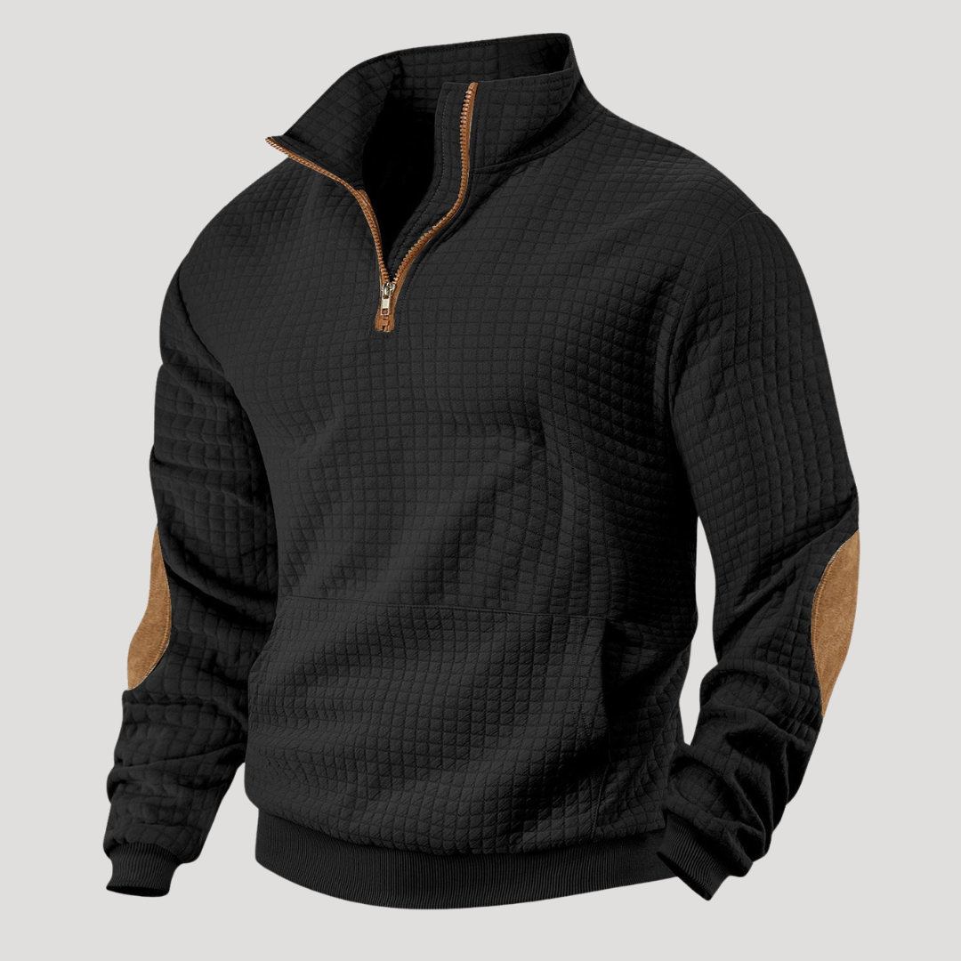 Pull Vintage à Col Camionneur pour Homme