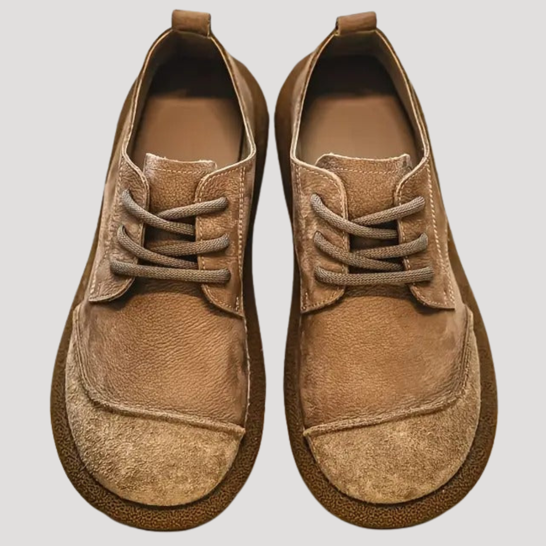 Derbies Vintage à Semelle Épaisse pour Homme