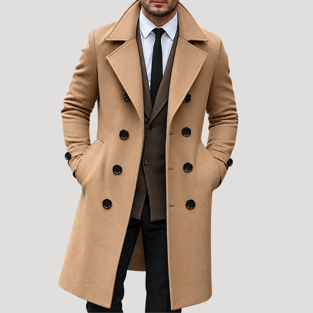 Manteau Long Raffiné Homme