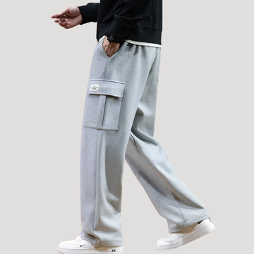 Pantalon Cargo Large à Poche Plaquée à Rabat pour Homme