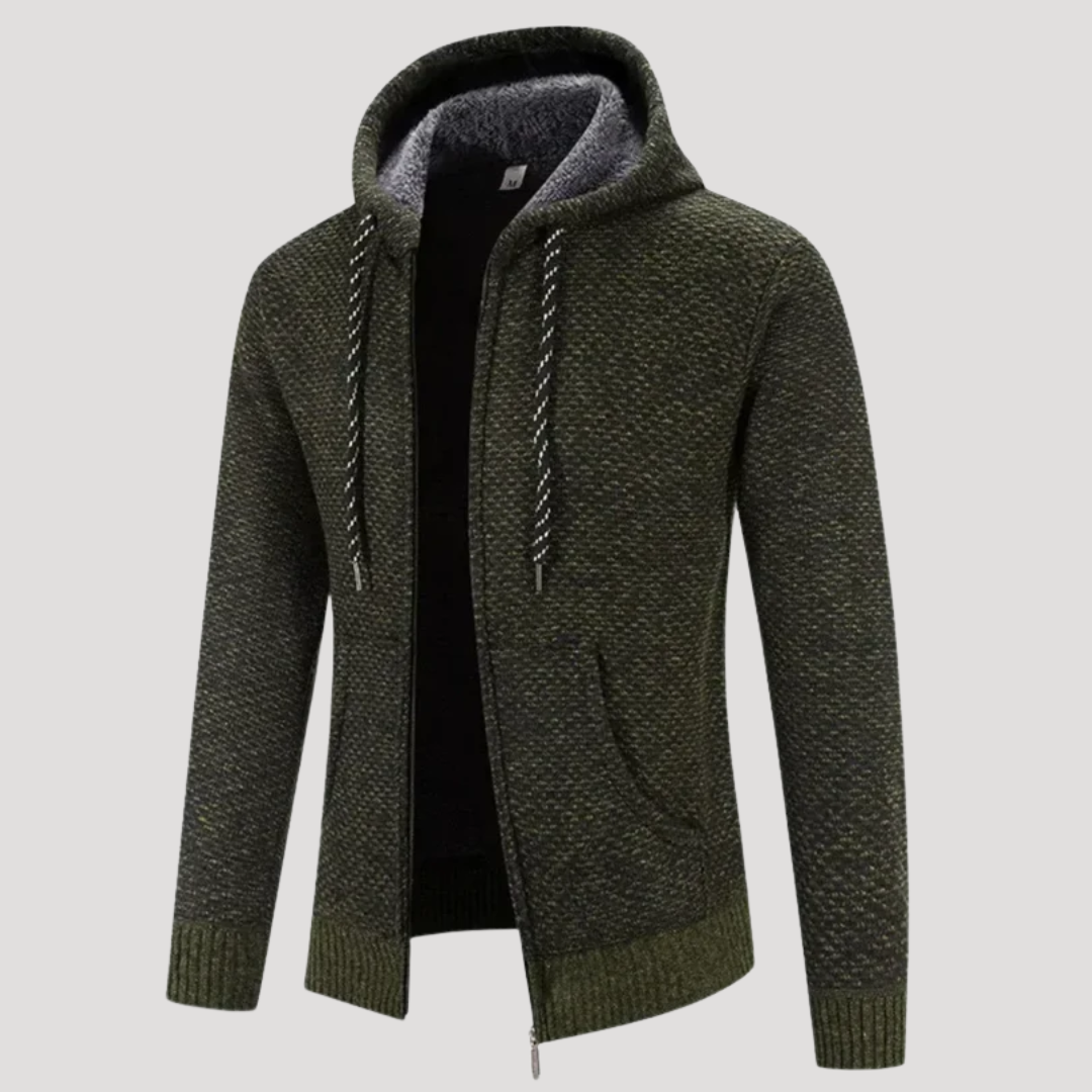 Veste Zippée Robuste à Capuche Homme