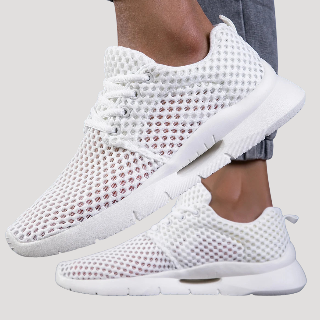 Baskets Basses à Tige en Mesh Ajouré pour Homme