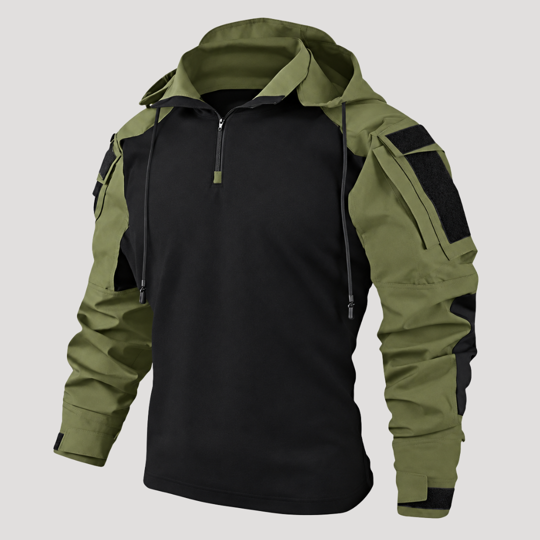 Sweat à Capuche Sport à Demi-Zip pour Homme