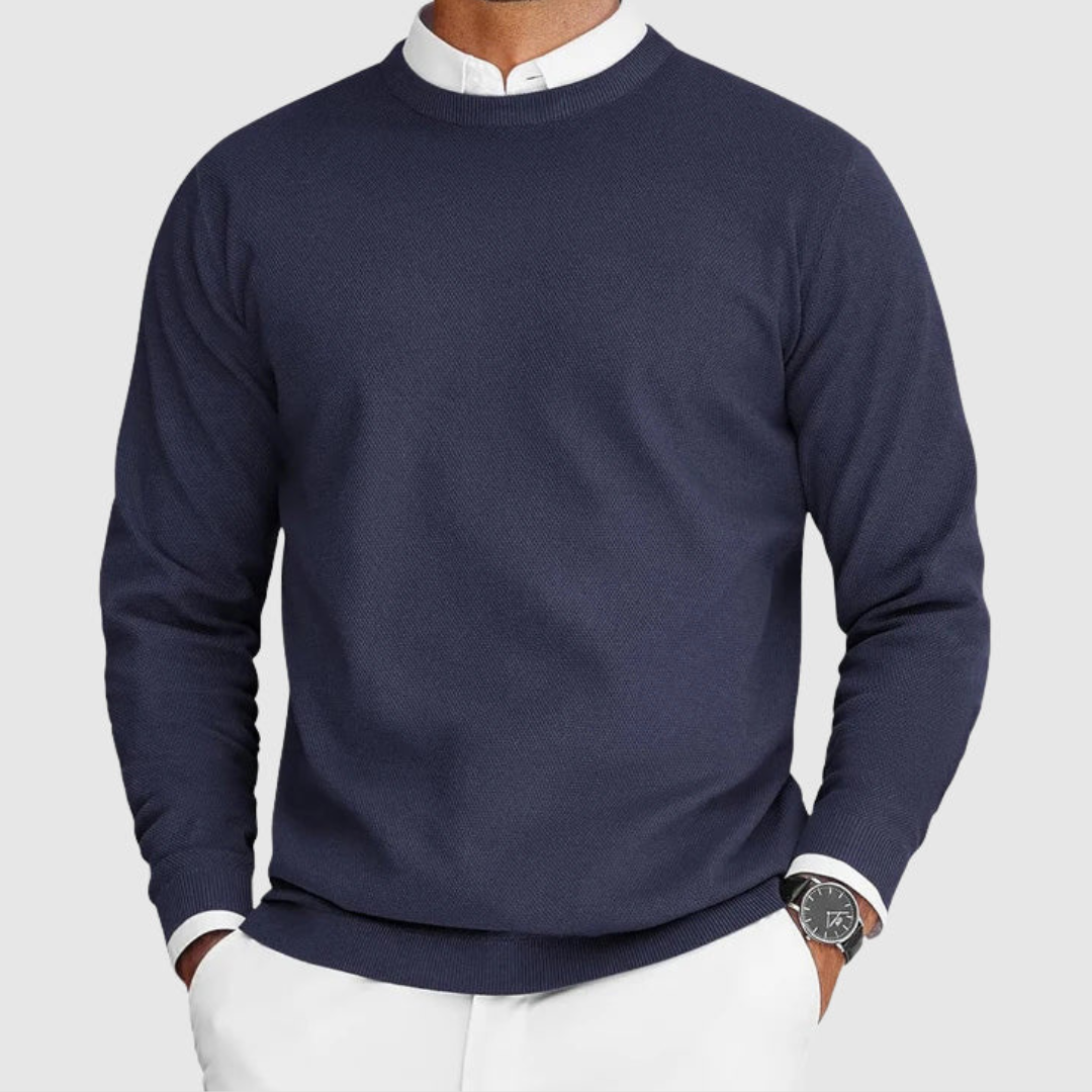 Pull Chic à Col Rond pour Homme
