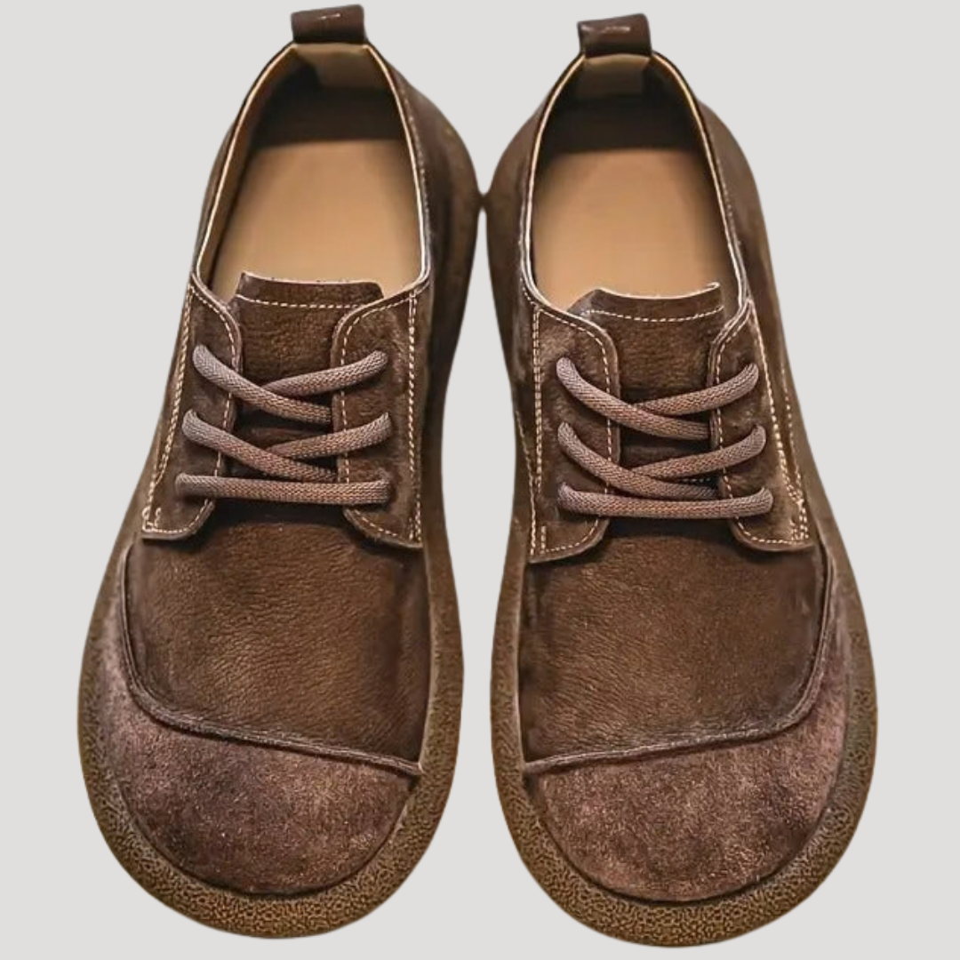 Derbies Vintage à Semelle Épaisse pour Homme