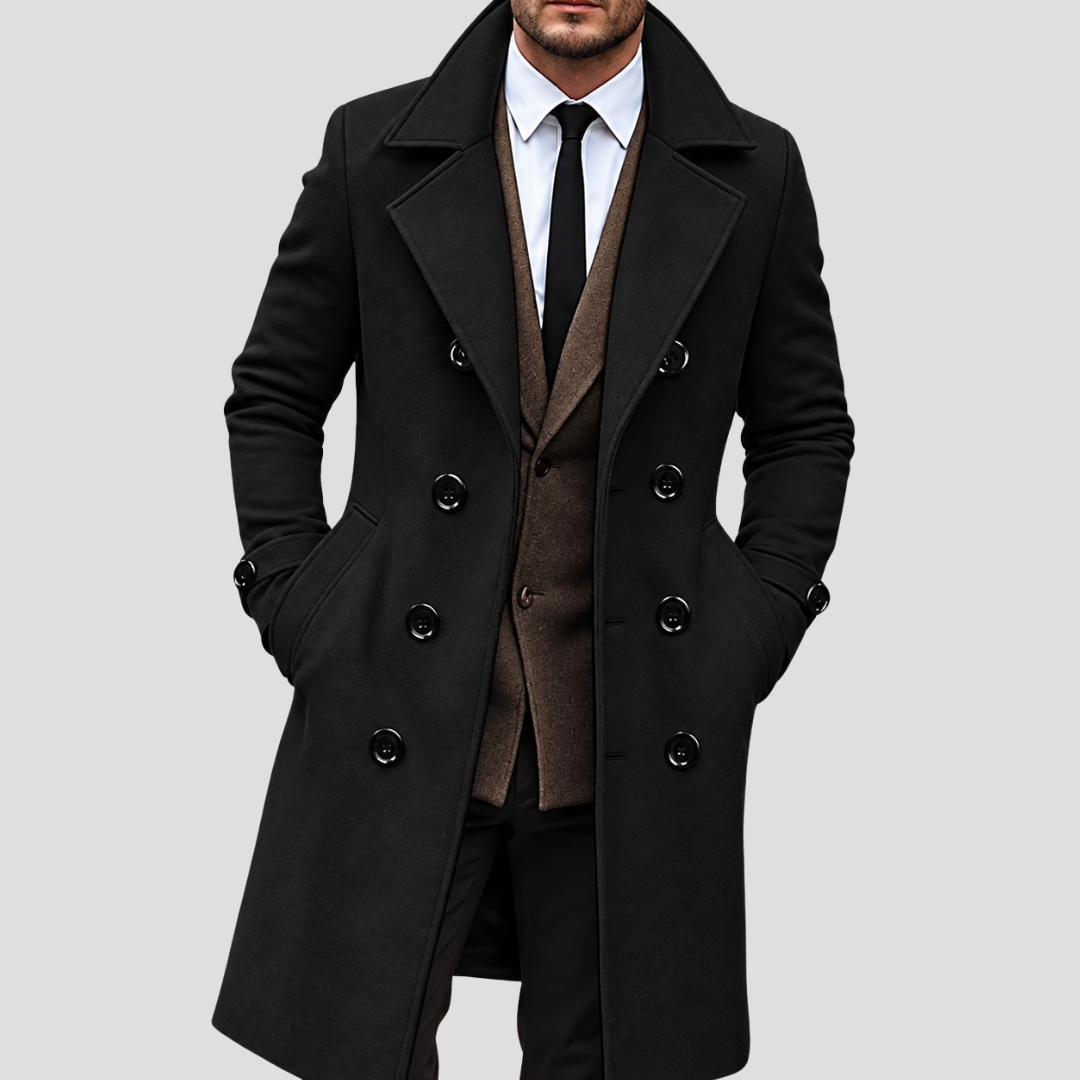 Manteau Long Raffiné Homme