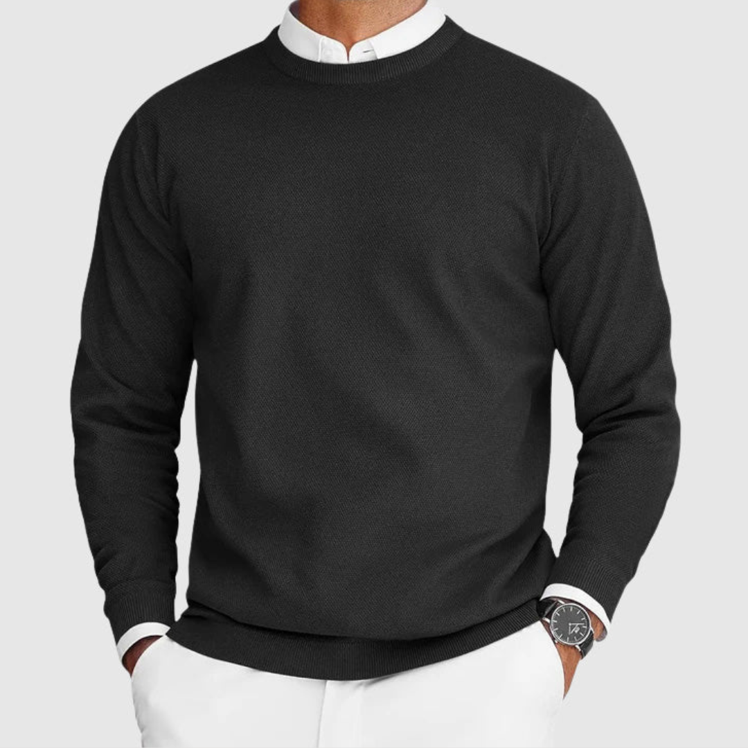 Pull Chic à Col Rond pour Homme