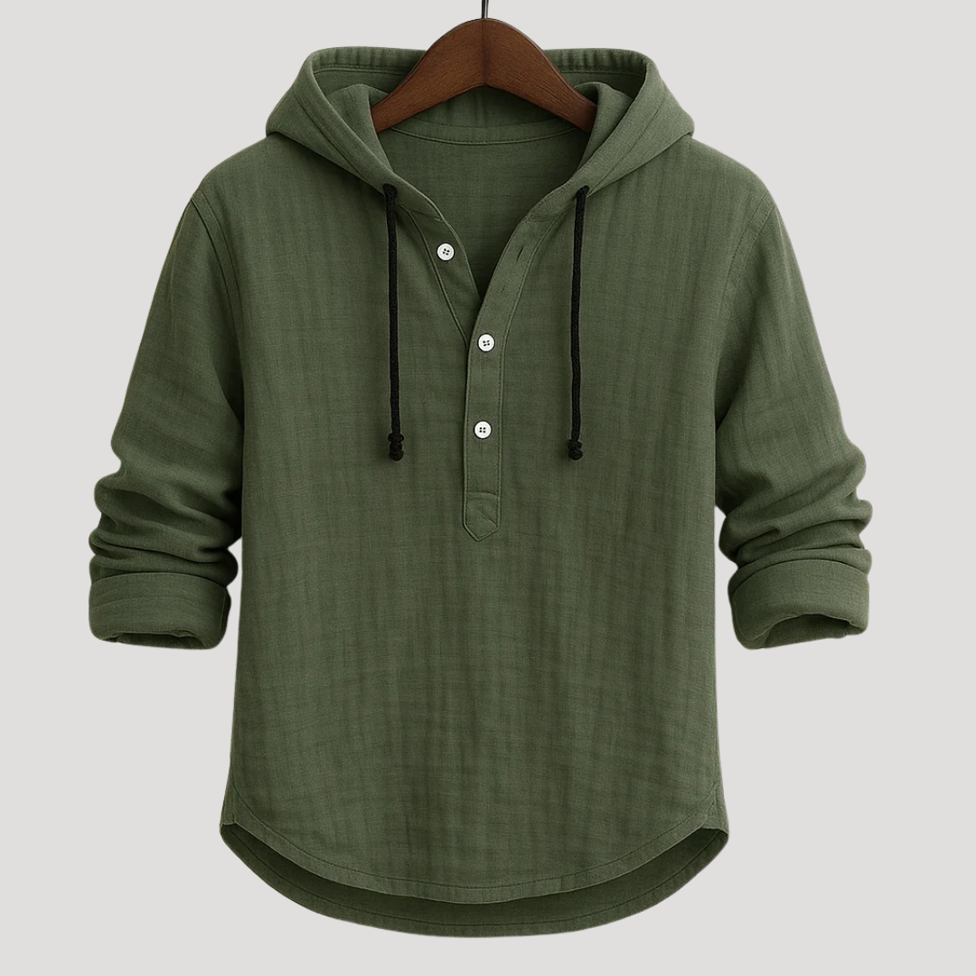 Sweat à Capuche Décontracté à Manches Courtes pour Homme