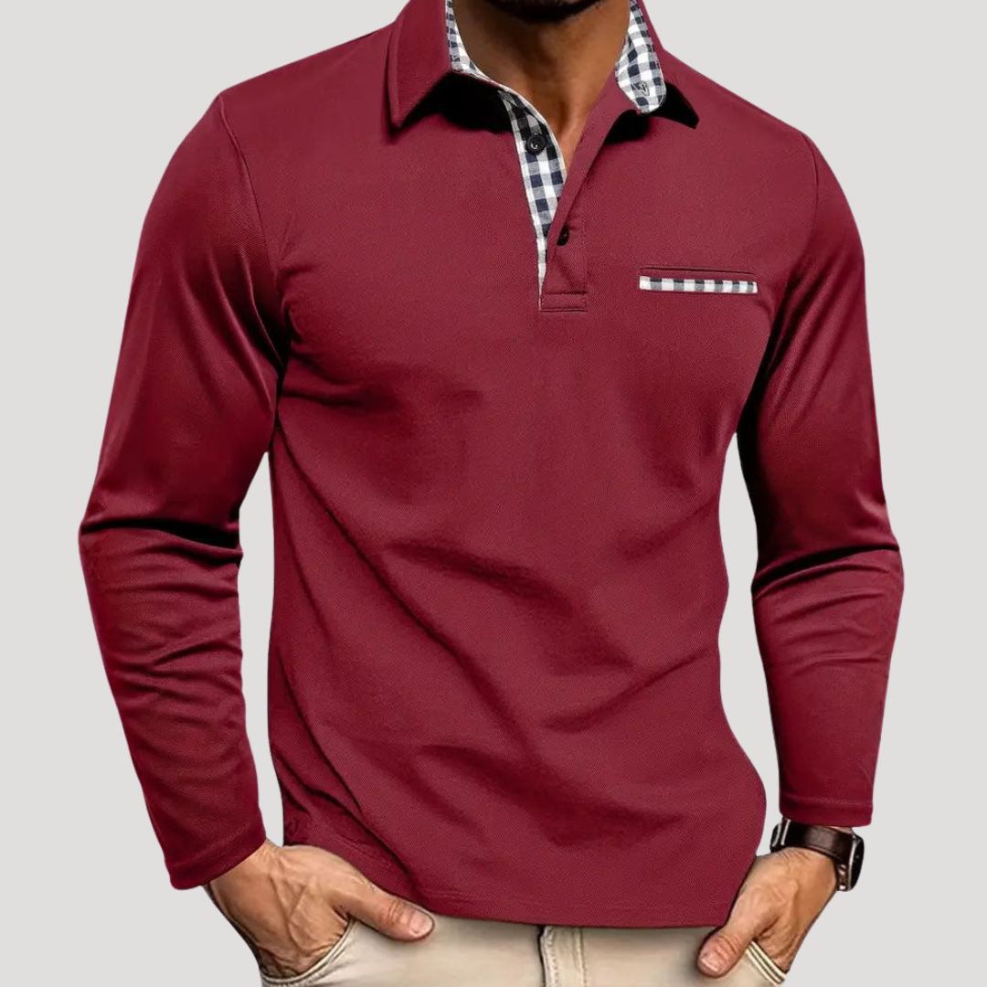 Polo Chic à Manches Longues pour Homme