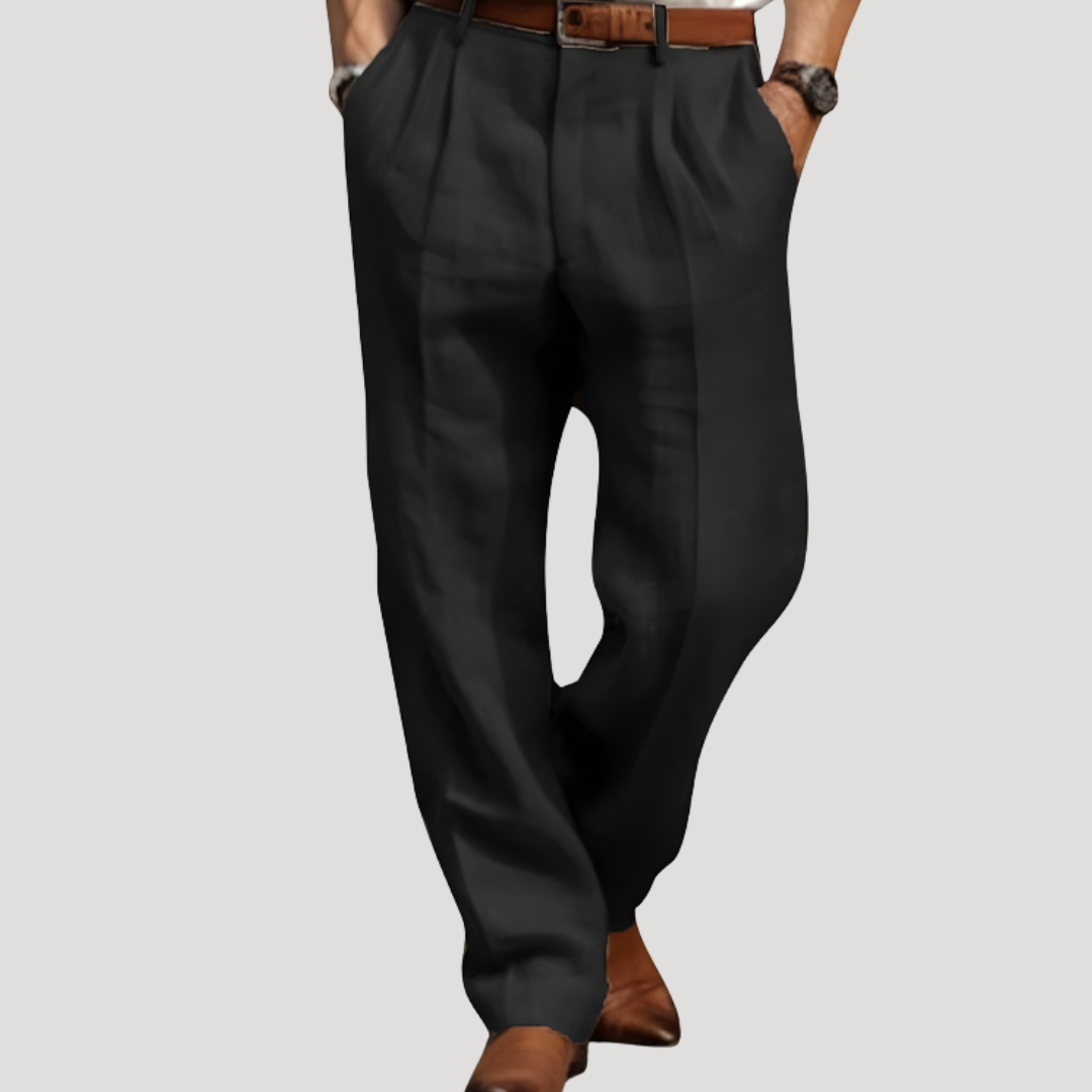 Pantalon Habillé à Pinces pour Homme