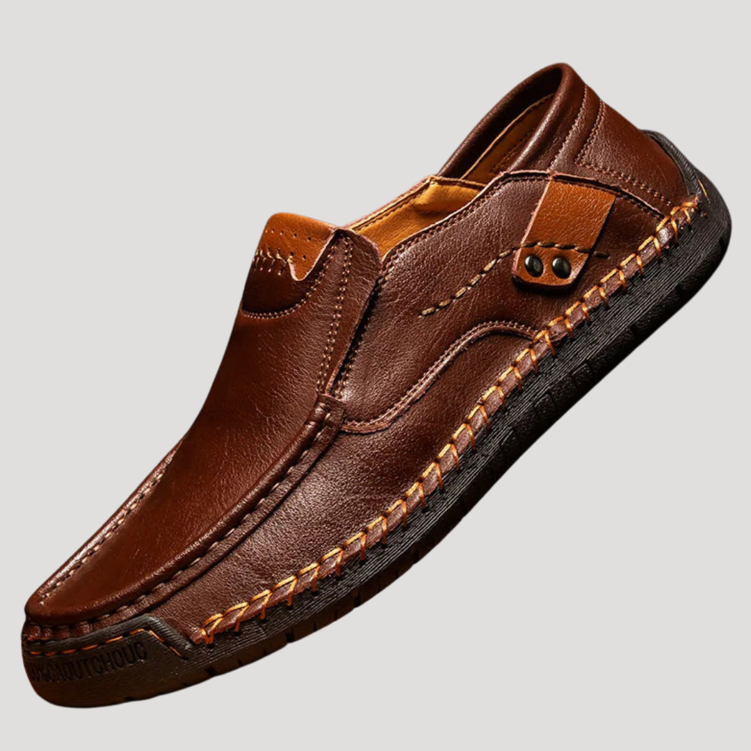 Mocassins Classiques à Bout Rond pour Homme