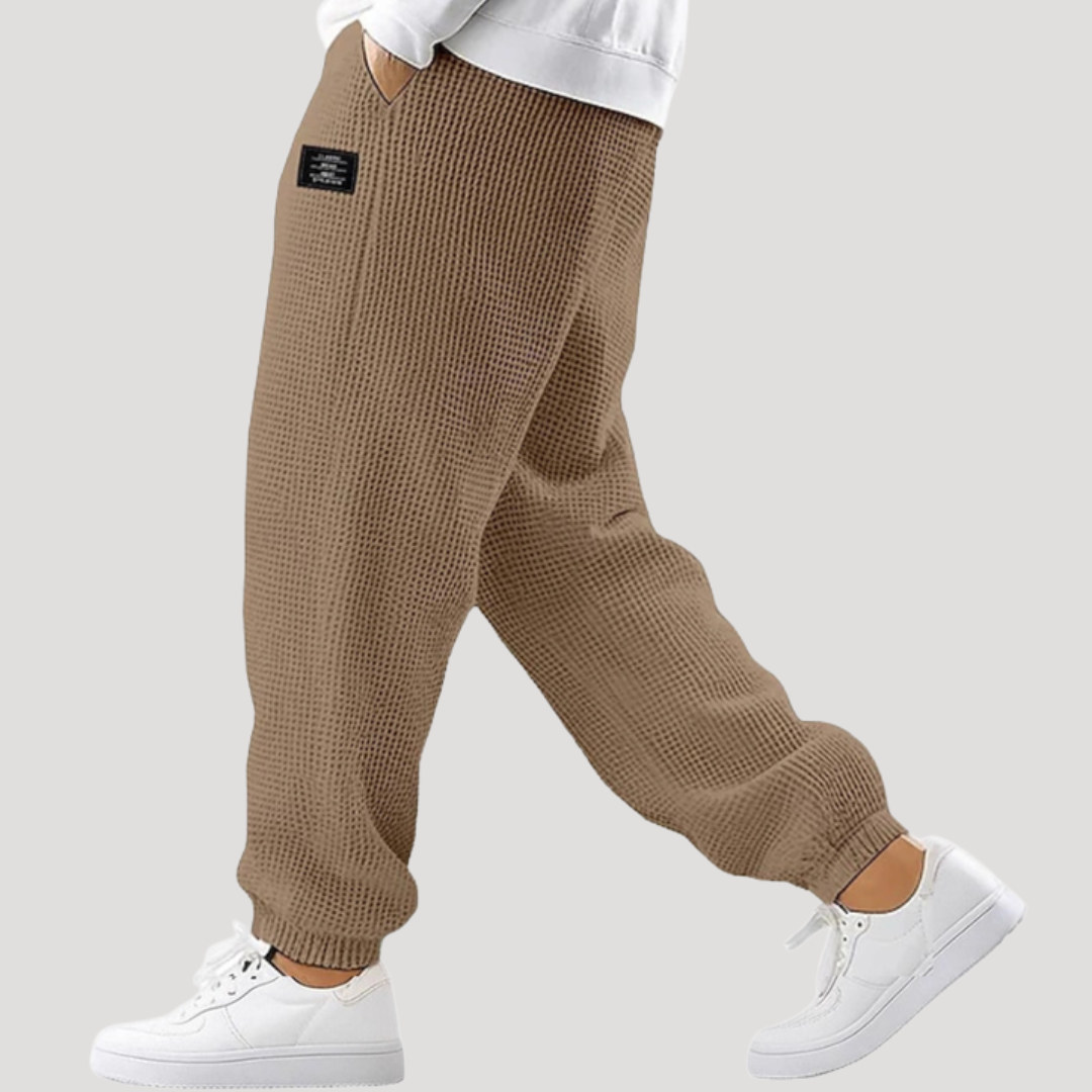 Pantalon Jogger Décontracté Texturé pour Homme