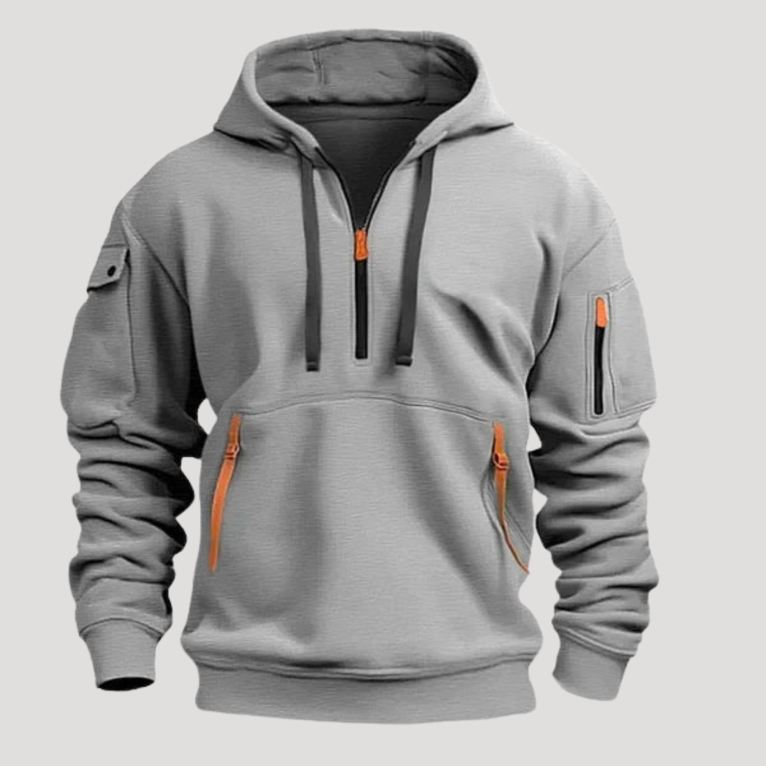 Sweat à Capuche Sport Zippé pour Homme