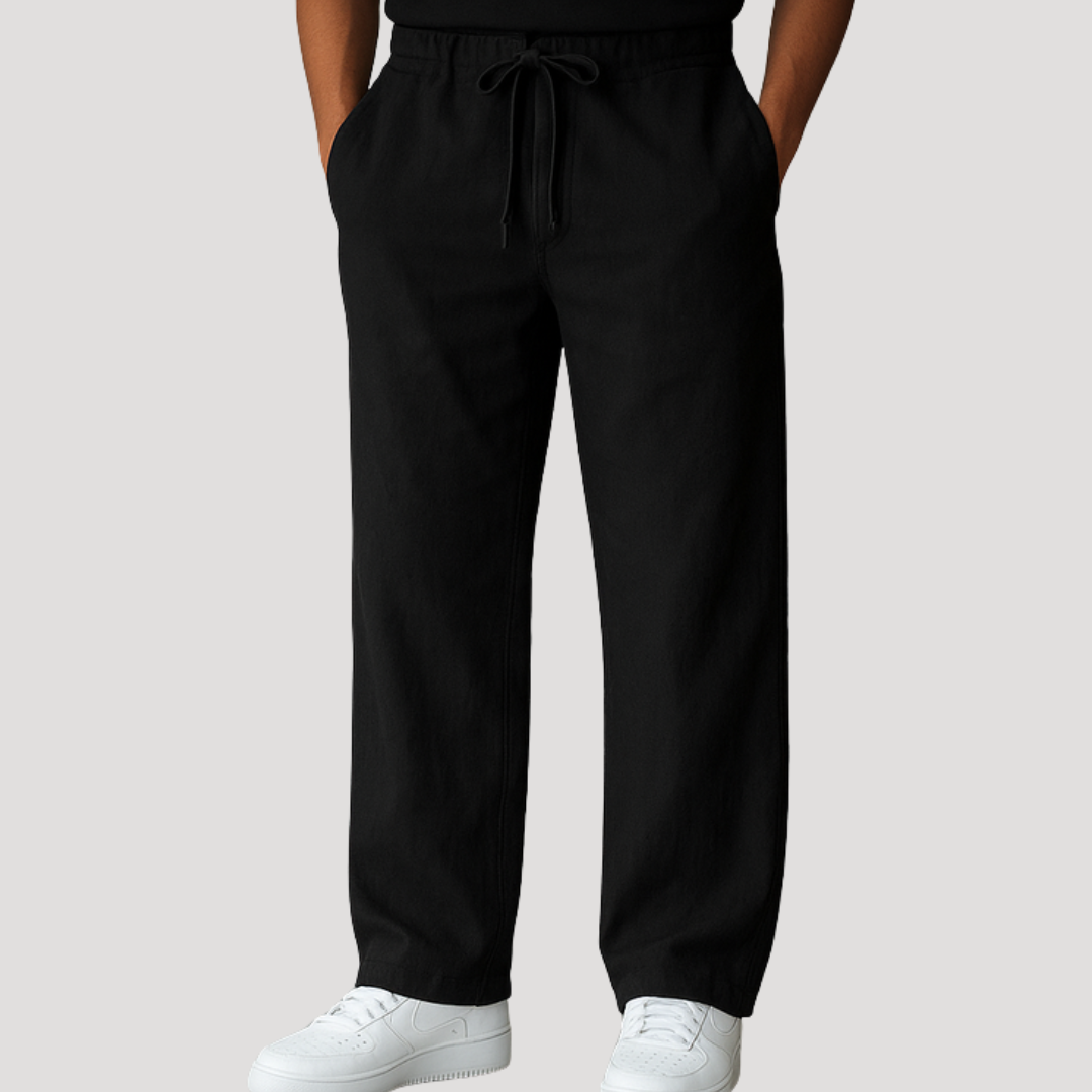 Pantalon Décontracté à Cordon pour Homme